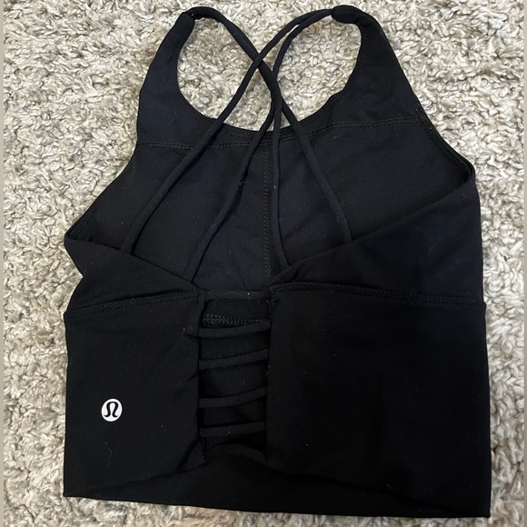 🍋lululemon🍋 longline black energy bra - Picture 2 of 3
